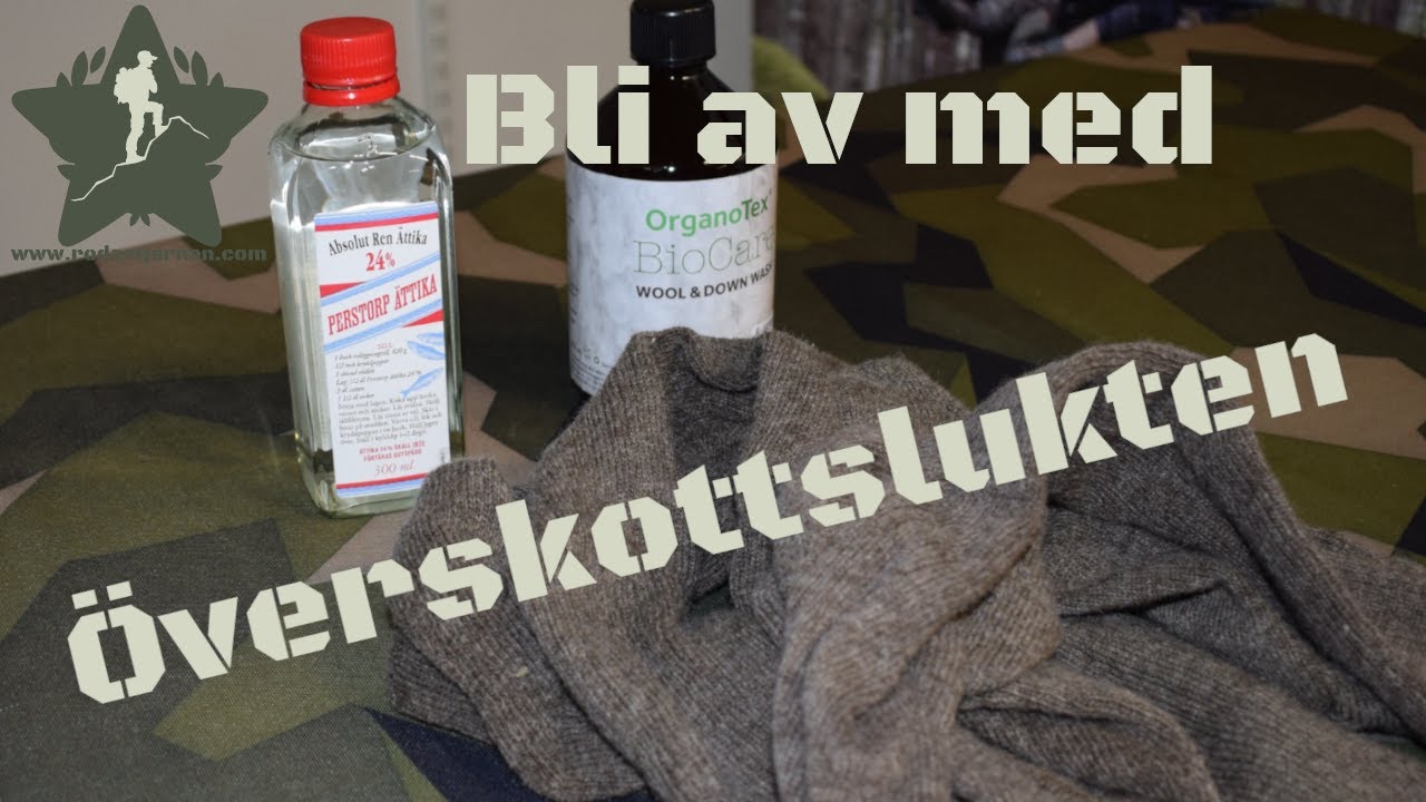 Röda Stjärnan Tipsar: Hur man blir av med överskottslukten + handtvätt av ylle