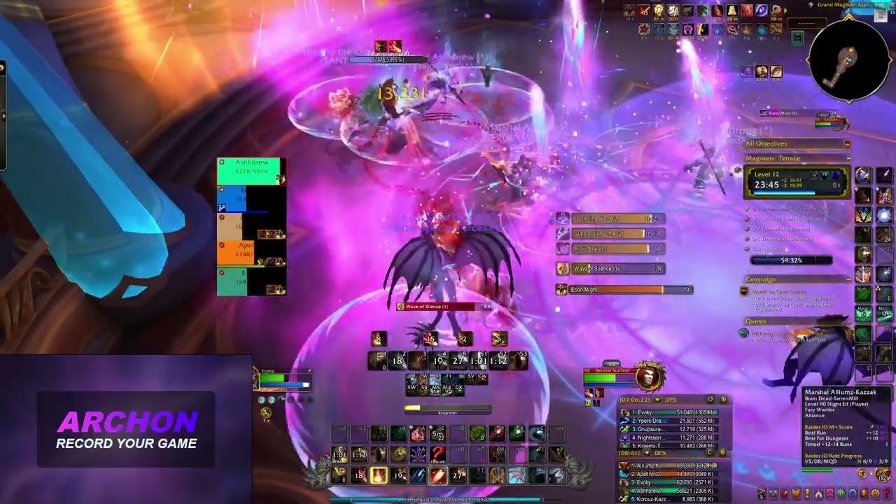 Magisters' Terrace  12++ | SC Augmentation Evoker POV | Midnight S1