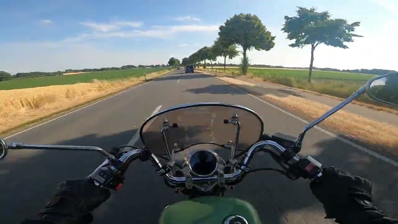 Ride with Yamaha XV 535 2YL 1990 - Germany