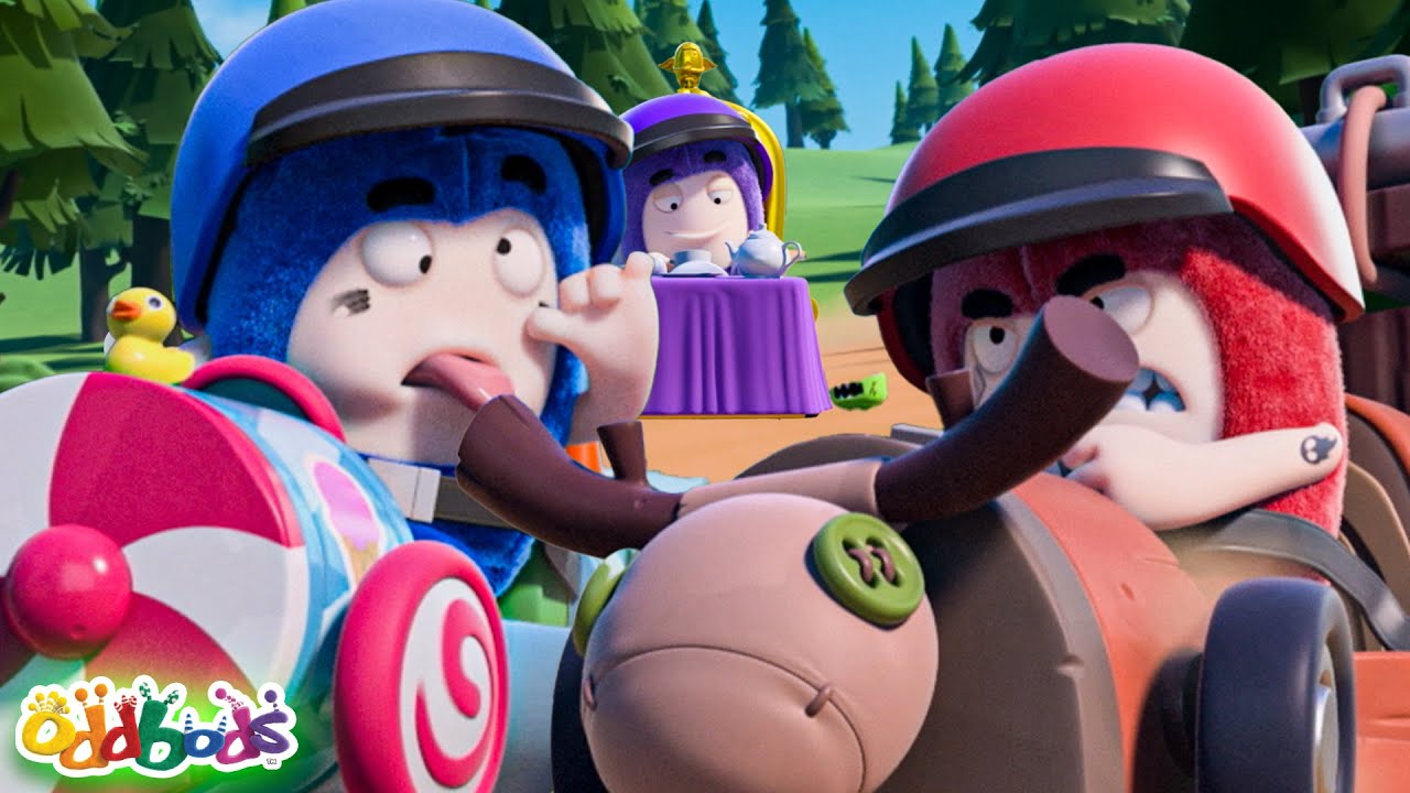 Go Kart Championship | Oddbods - Sports & Games Cartoons for Kids