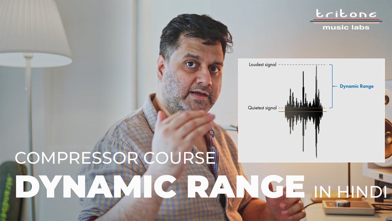 What is DYNAMIC RANGE? in HINDI - Compressor Course - Part 2 - Tritone Music Labs