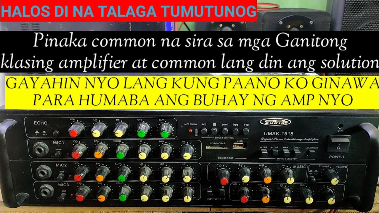 DB AUDIO UMAK-1518 || sobrang hina na ng tunog , may maaganda akong solosyon
