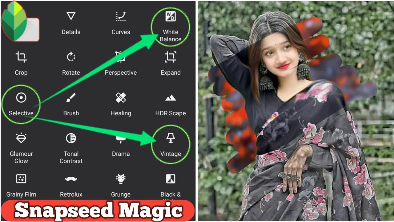 Snapseed Photo Editing🔥| এক ক্লিকে ছবির ব্যাকগ্রাউন্ড কালার পরিবর্তন করুন! (2026)