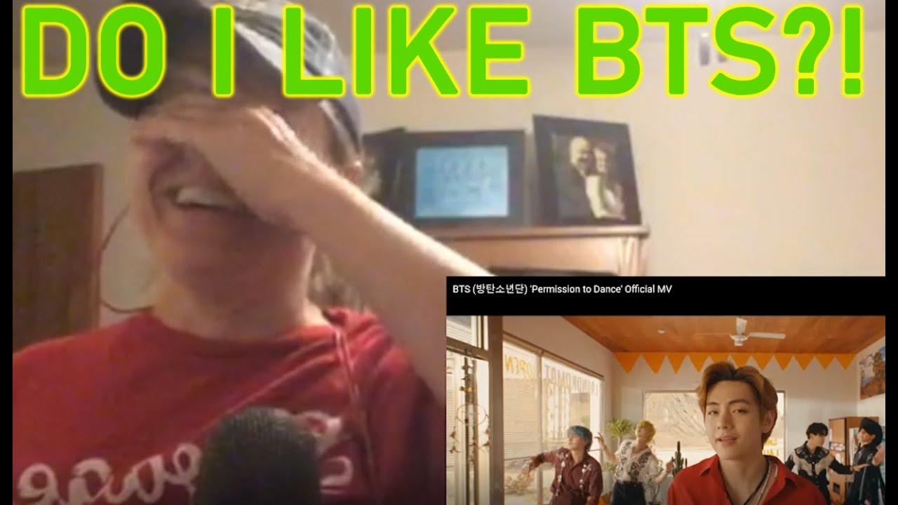First Time Reaction to BTS Permission to Dance