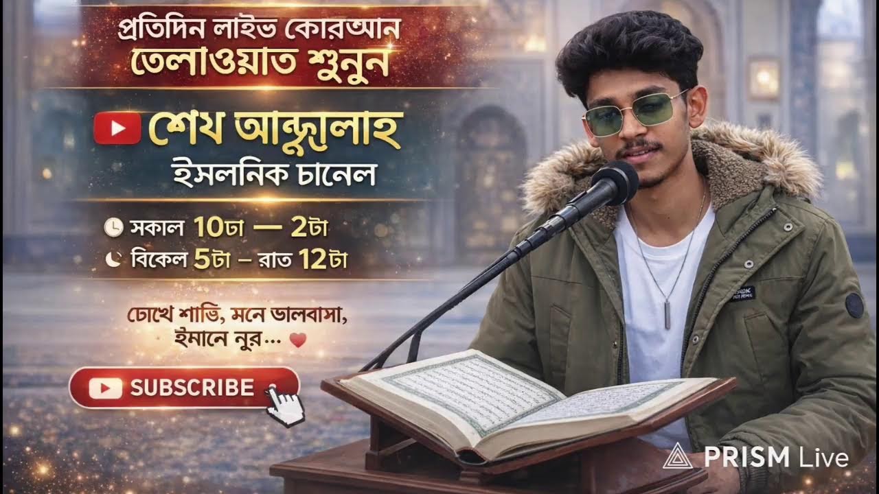 Live streaming of Md Sekh Abdullah Islamik Tivi“কোরআনের তেলাওয়াত লাইভ – Md Sekh Abdullah Islamik Ti