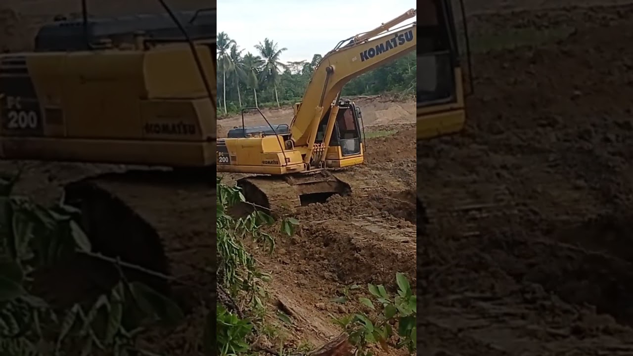 Proses Pencetakan Sawah menggunakan Eskavator 4