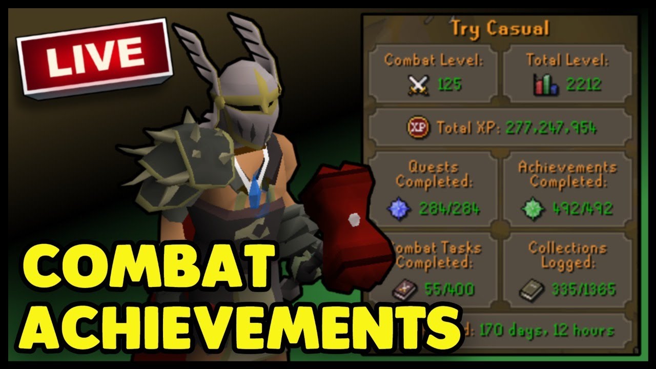 Thanks for 15k subs | Busting out Combat Achievements to celebrate!