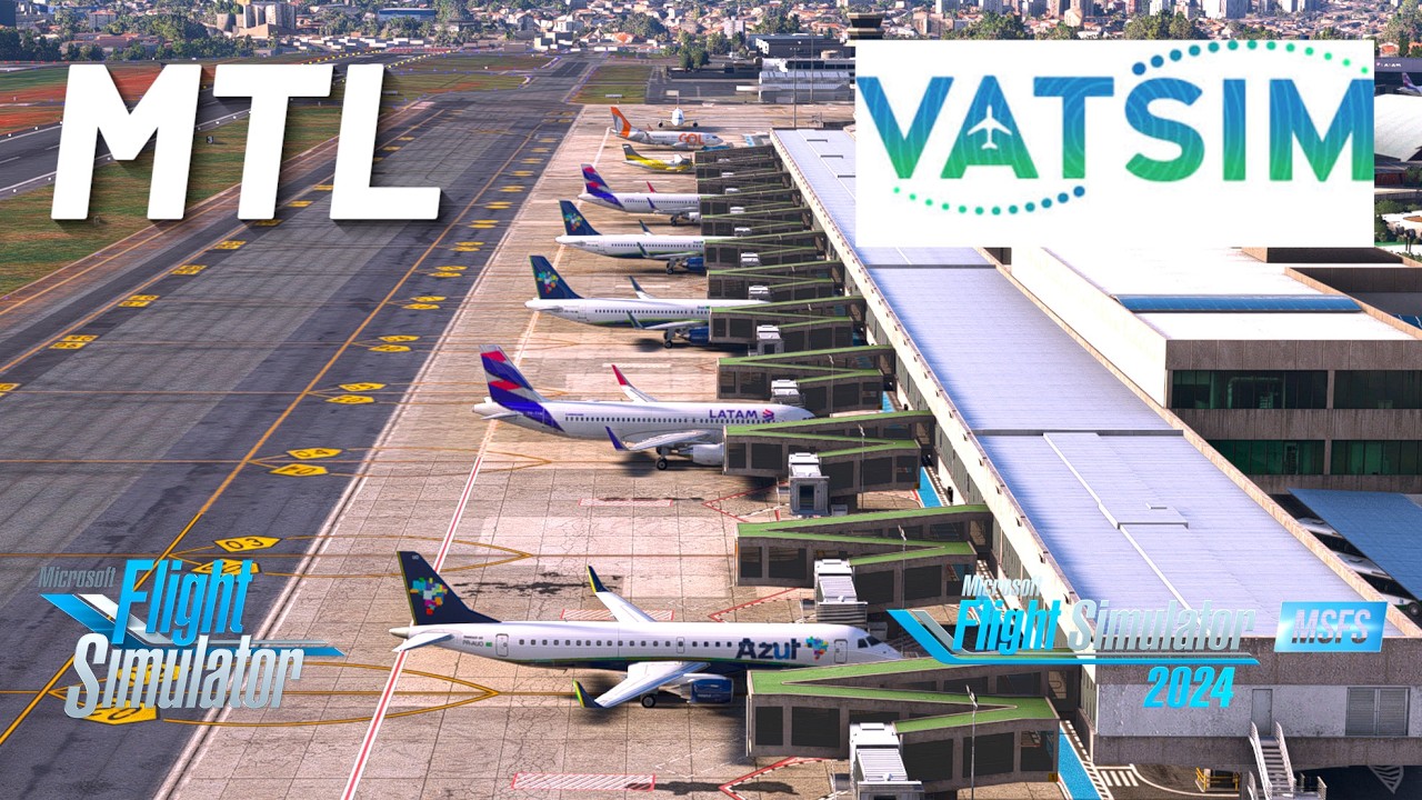 COMO CONFIGURAR e INSTALAR a MTL na VATSIM no FLIGHT SIMULATOR 2020 e 2024 🔥