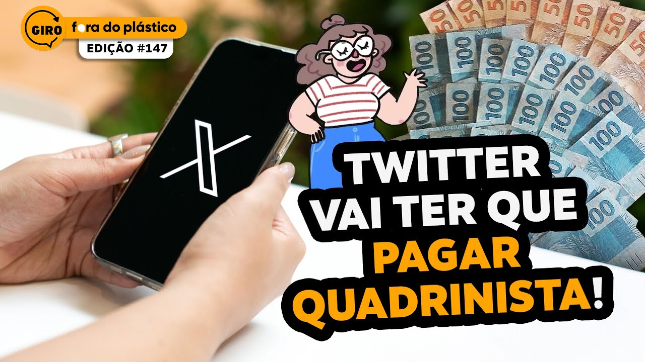 TWITTER vai pagar QUADRINISTA BRASILEIRA + ANÚNCIOS chegando + FIM da MINO