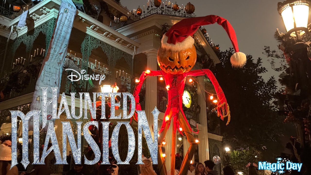 Jack Skellington Decorated the Mansion both inside and out! (Haunted Mansion Holiday 2025)