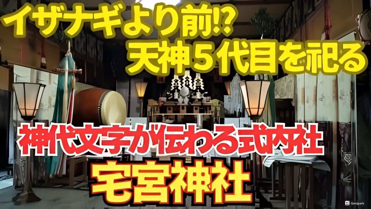 天神七代を祀る宅宮神社に伝わる神代文字と吉凶を伝える磐座！！大嘗祭で皇室に献上される三種の御膳を頂く貴重な体験も【阿波徳島ツアー1日目】【2ndチャンネルからお引越し】