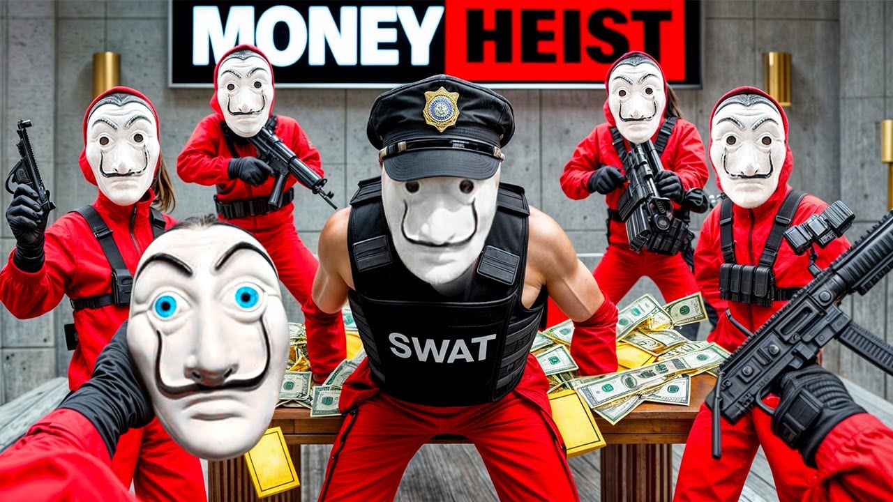PARKOUR VS MONEY HEIST! 6 | POLICE: NO ESCAPE, POLICE Close Doors Hard (BELLA CIAO REMIX) | Epic POV
