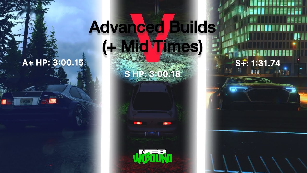 NFS Unbound | Advanced Builds Per Class: A+,S,S+