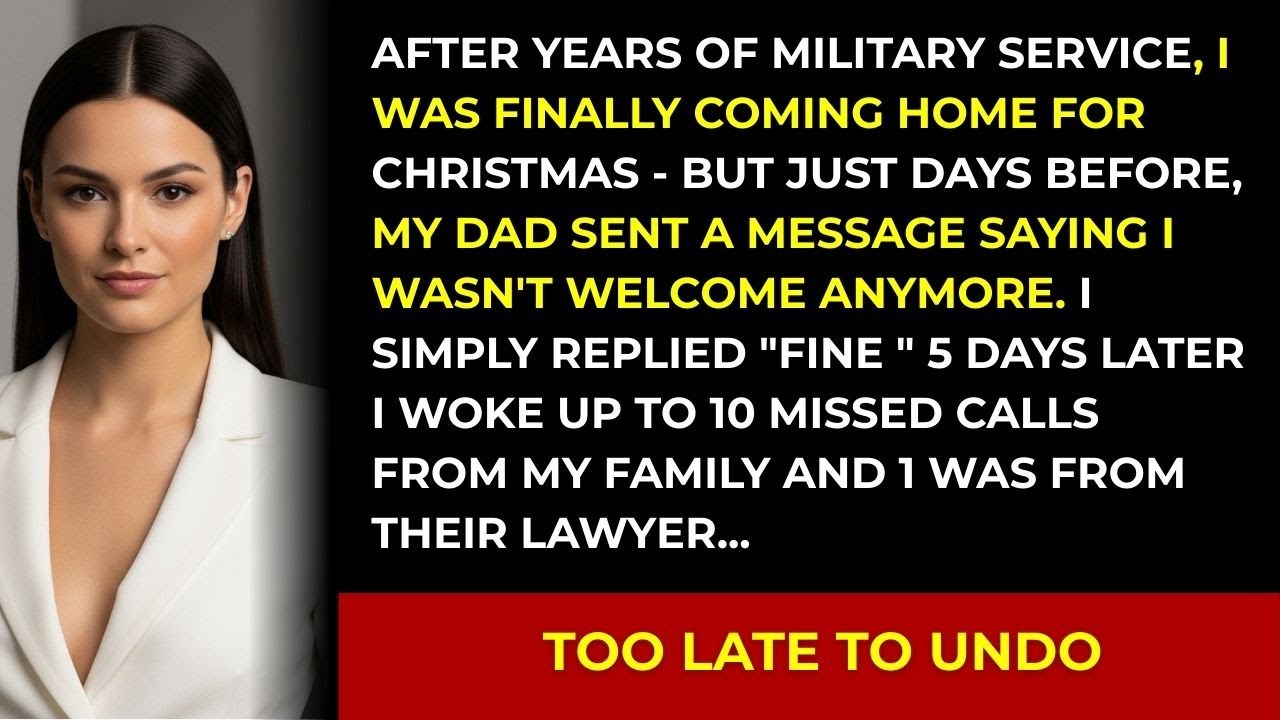 I Was Coming Home For Christmas After Years Of Military Service—But Just Days Before My DAD Sent