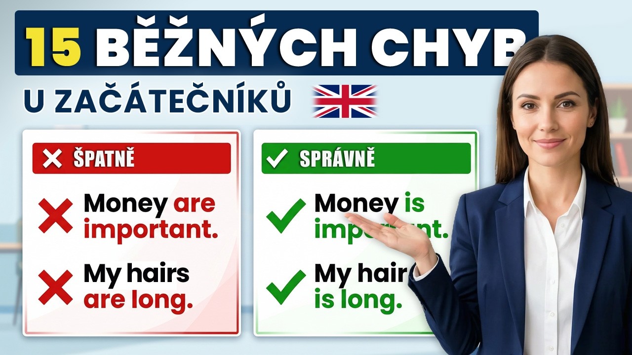 Angličtina pro začátečníky - 15 častých chyb
