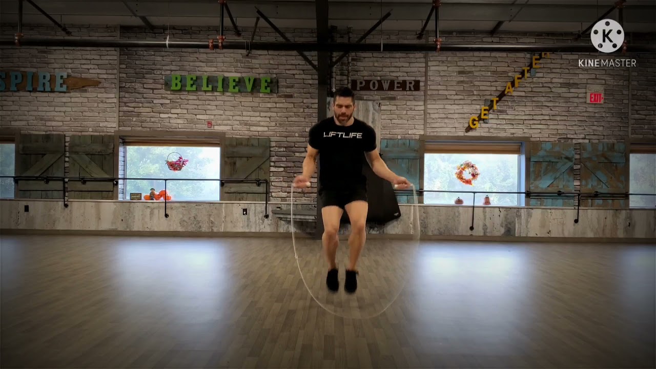 post workout jump rope session with my mom. she is doing great.
