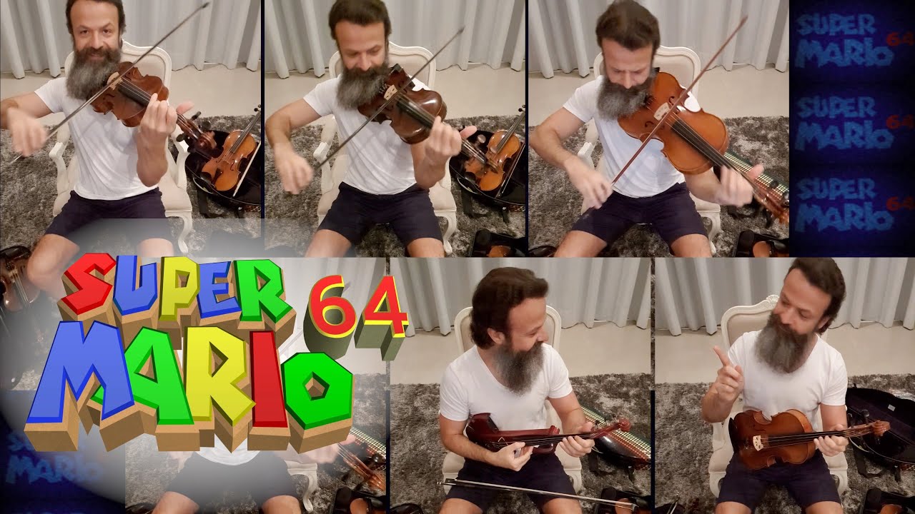 Super Mario 64 - Peach's Castle Theme for Violin and Viola (Inside the Castle Walls)