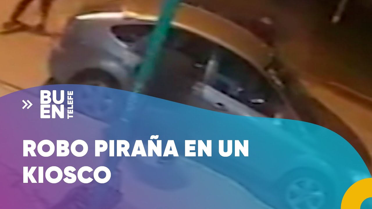 MERLO: ROBO PIRAÑA en la puerta del KIOSCO #BuenTelefe