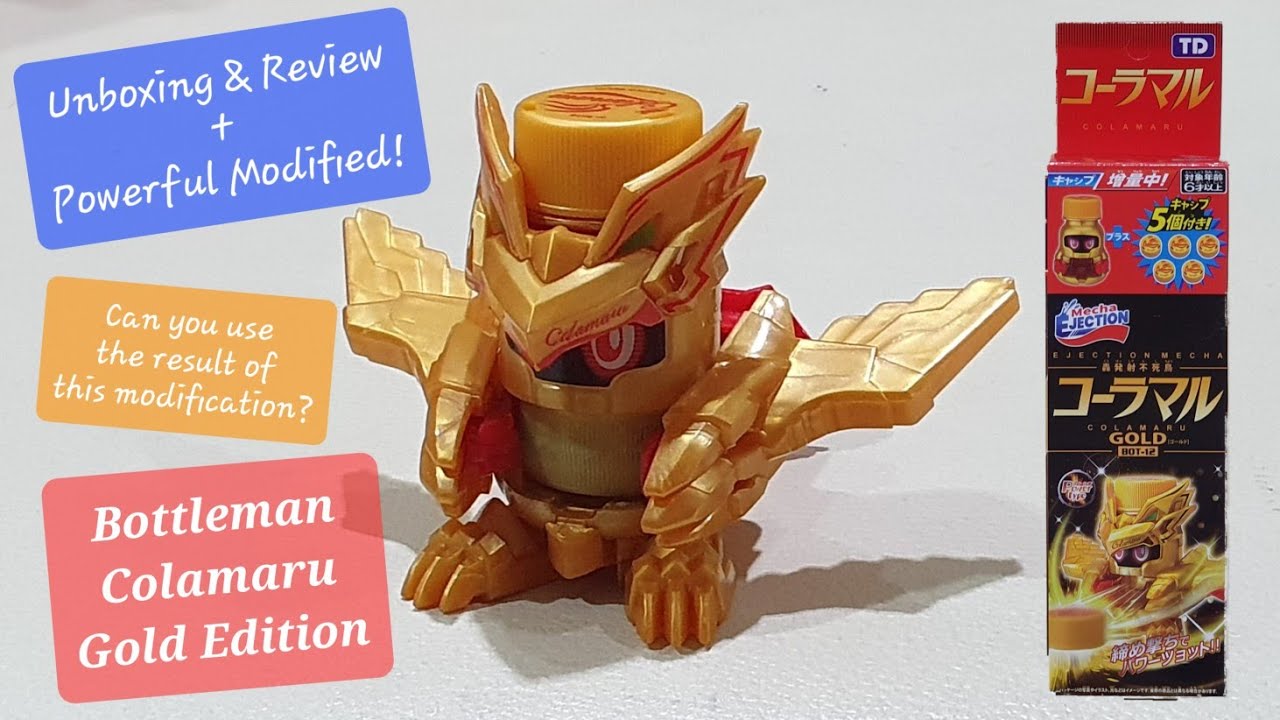 Unboxing Review Test + How To Made Powerful Modified Bottleman Colamaru #viral #toys #bottleman