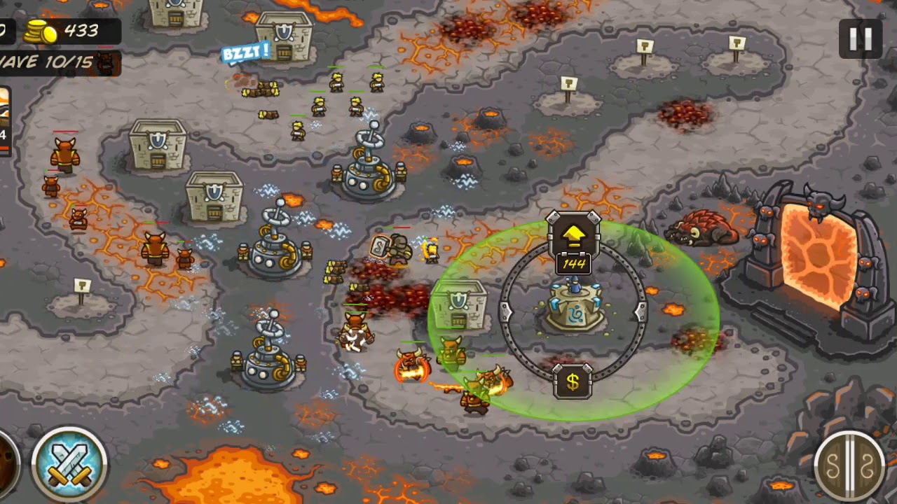 Kingdom rush nomal campaign pit of fire