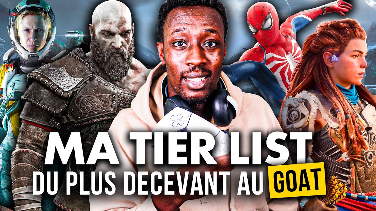 Je classe 12 EXCLUSIVITÉS PS5 du PIRE au MEILLEUR 🔥 Ma TIER LIST officielle PS5