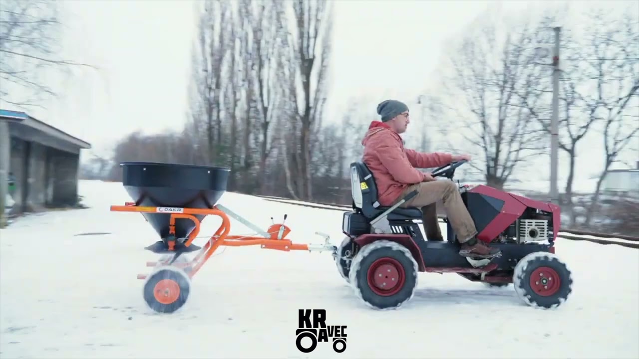 Špičkové rozmetadlá soli DAKR | KRAVEC.sk