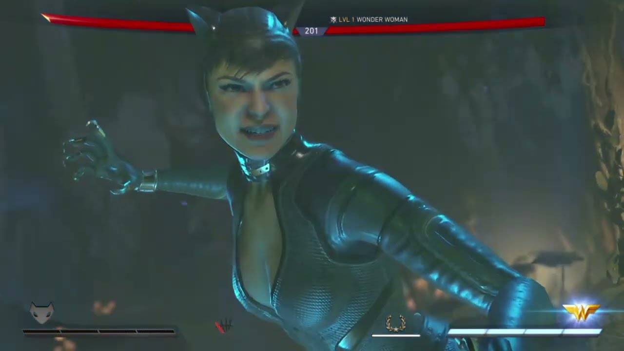 Injustice 2 catwoman vs wonder woman