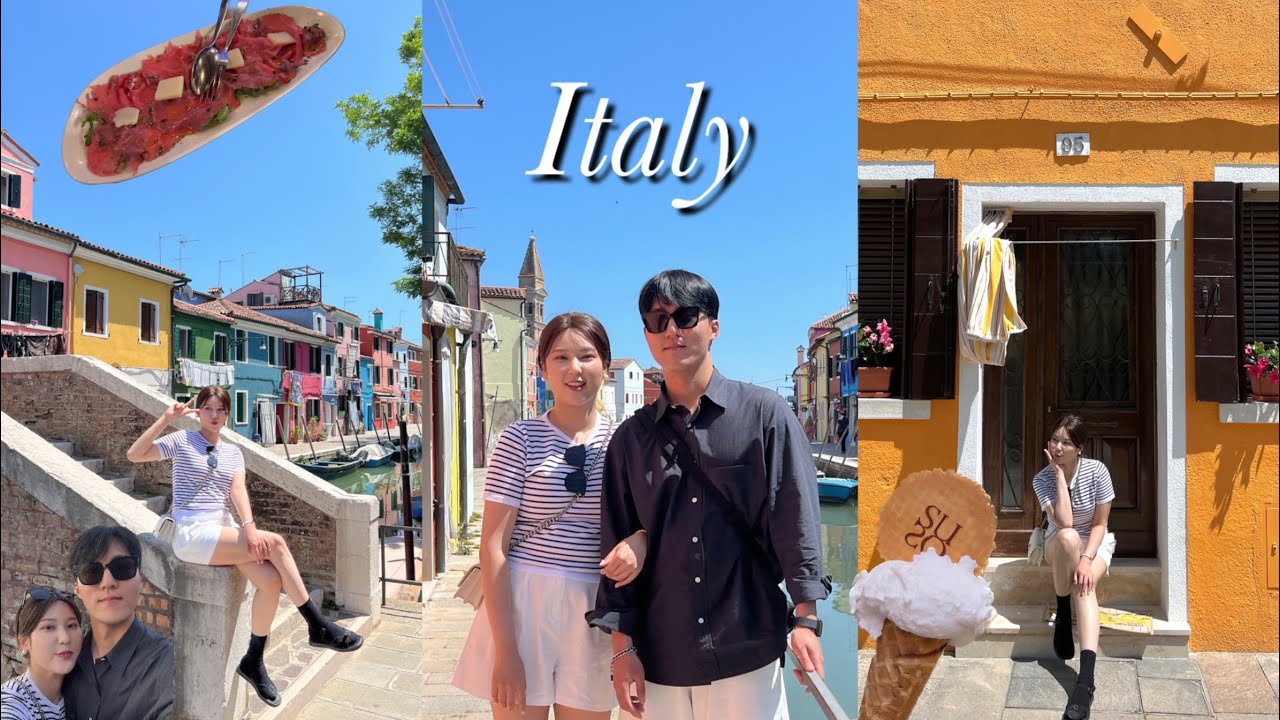 [Vlog] 이탈리아 여행 중 베니스에 꼭 가야하는 이유 | 신혼여행 브이로그 | 베네치아 여행 | 베니스 본섬 | 부라노섬 | 신혼여행지 추천 | 신혼부부 브이로그 | 유럽 여행