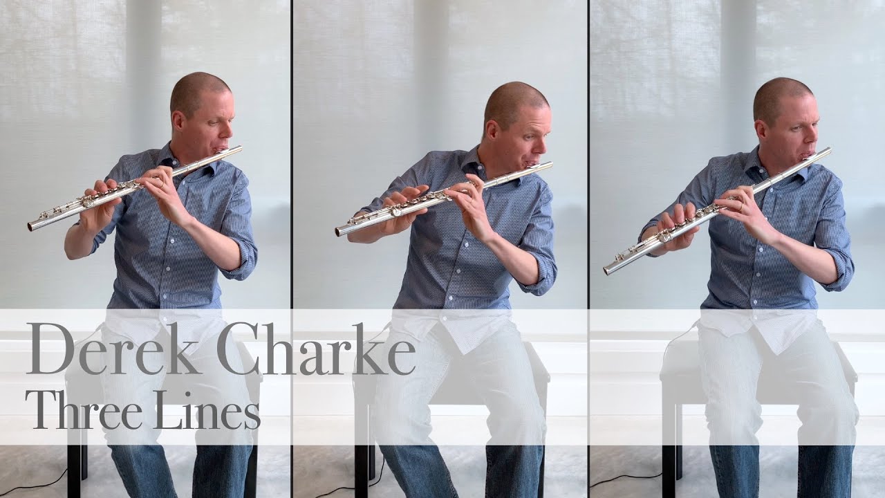 Derek Charke: Three Lines (for flute trio)