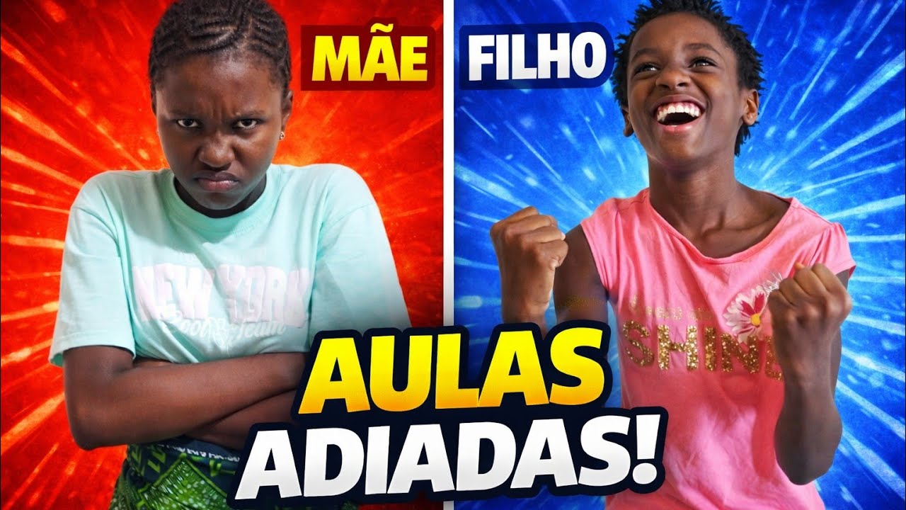 A Reação  da  Mãe vs do Filho com as Aulas Adiadas😂🔥
