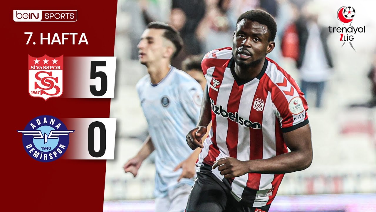Sivasspor (5-0) Adana Demirspor | 7. Hafta Maç ÖZETİ | Trendyol 1. Lig - 2025/26