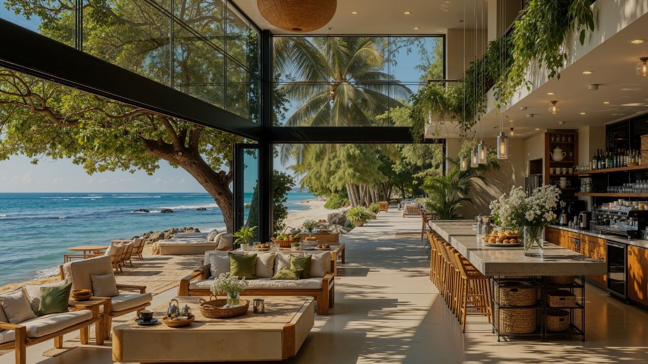 Smooth Relaxing Jazz Music - Refresh Your Mind With Calm Jazz By Morning Ocean Cafe Lounge