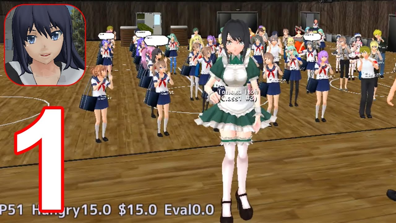 School Girls Simulator - Gameplay Walkthrough Part 1 (Andorid, iOS)