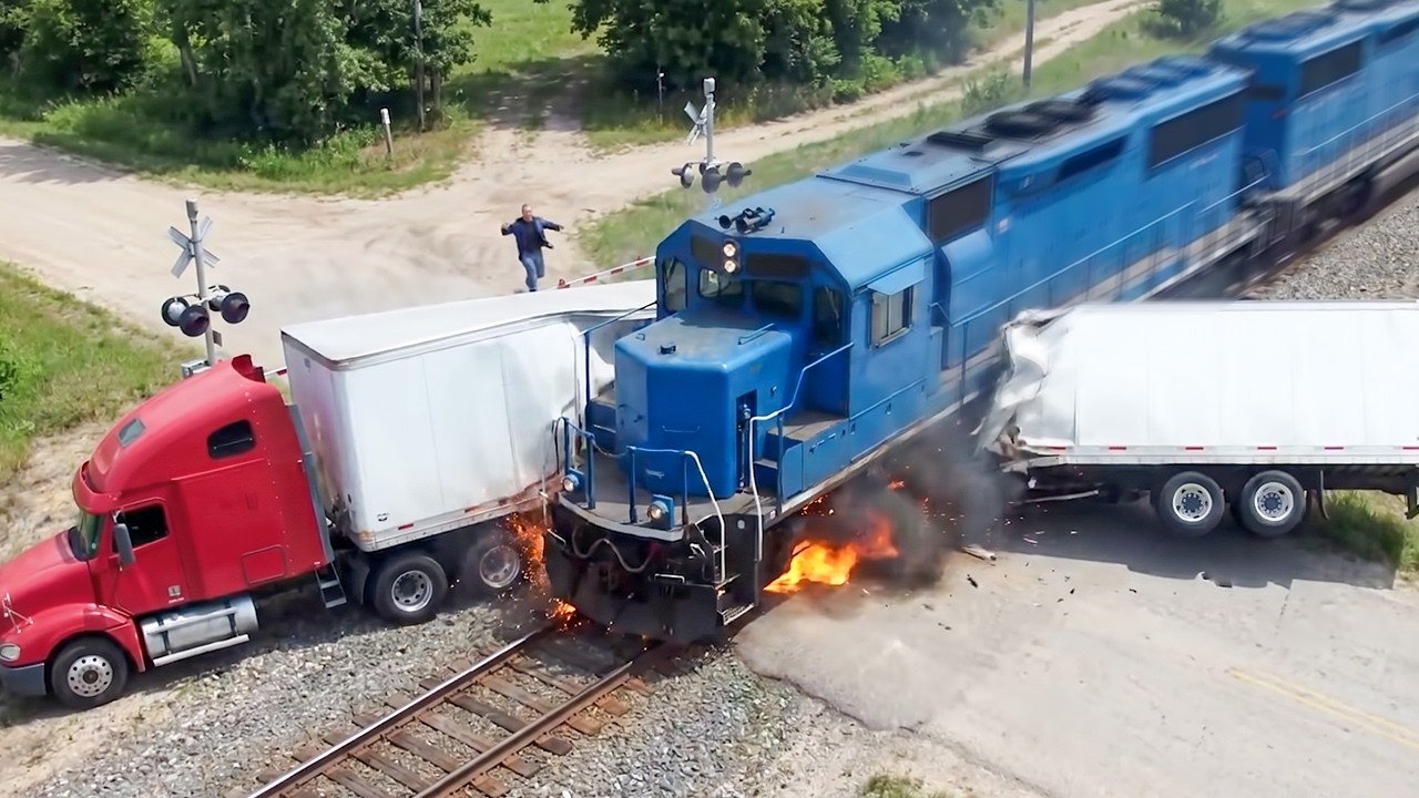 Unbelievable Train Moments Caught on Camera