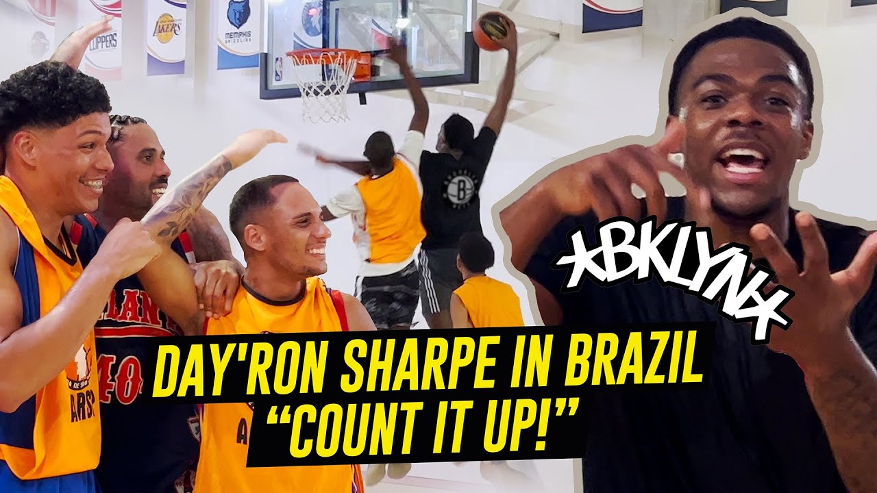 DAY'RON SHARPE VEIO RACHAR NO BRASIL - from Brooklyn Nets NBA to Ibirapuera