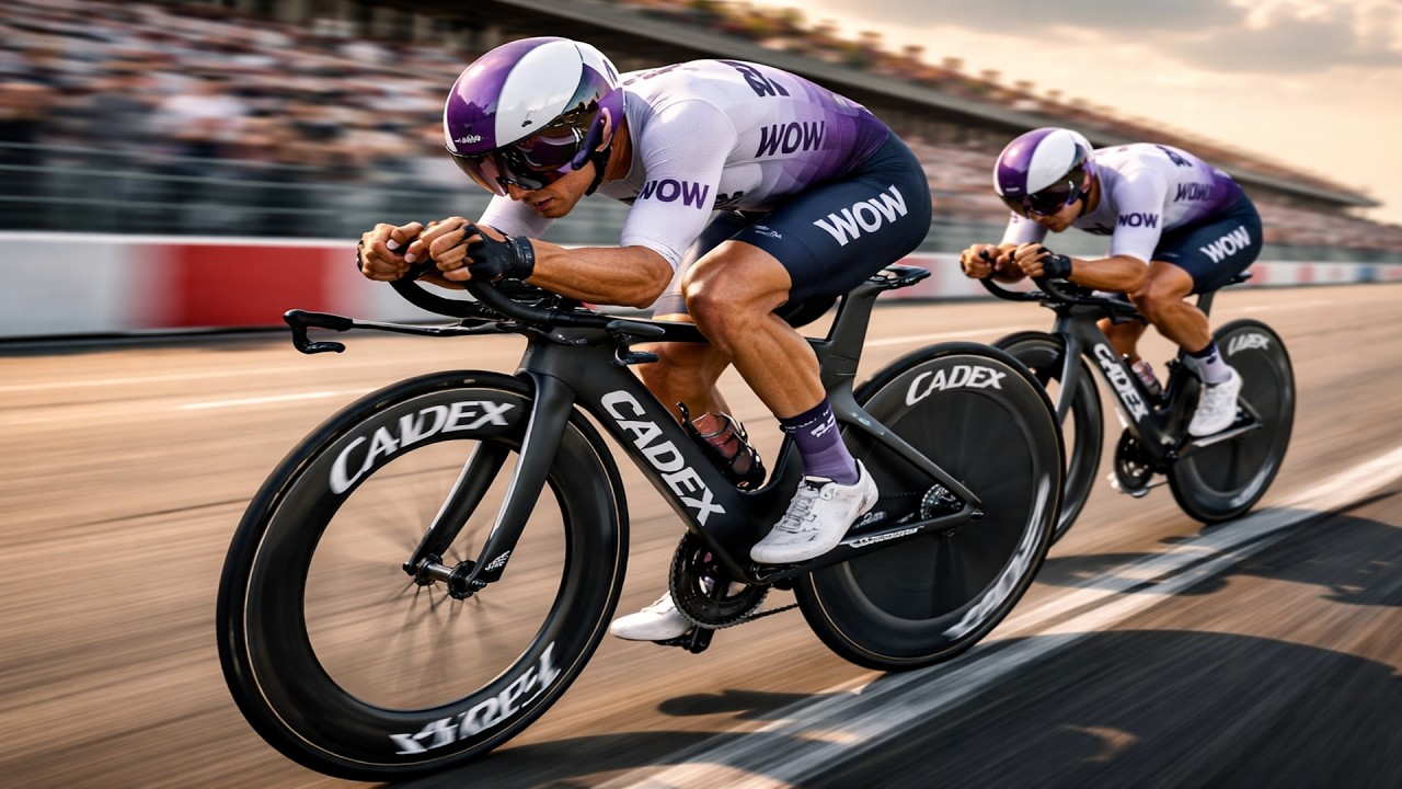 WOW Course Time Attack Race on Cadex TT bike with Draft