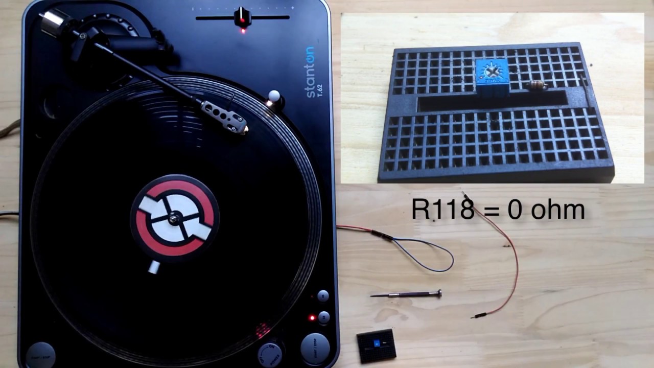 Stanton T.62 turntable mod - fix brake delay or adjust brake