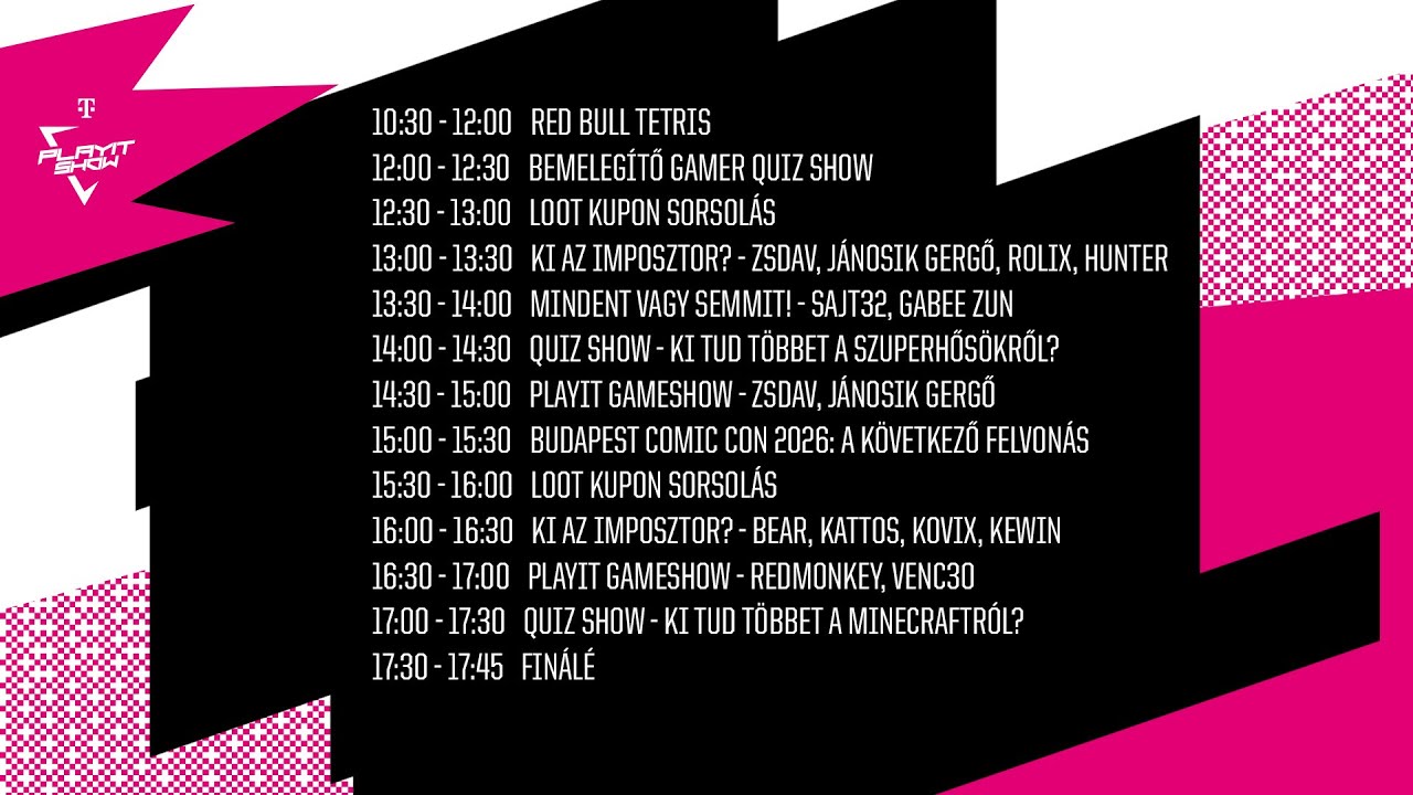 Telekom PlayIT Show 2025 - Első nap