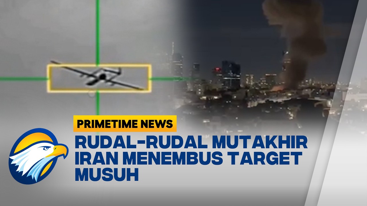 Rudal Iran Tembus Pertahanan Israel di Tel Aviv - [Primetime News]