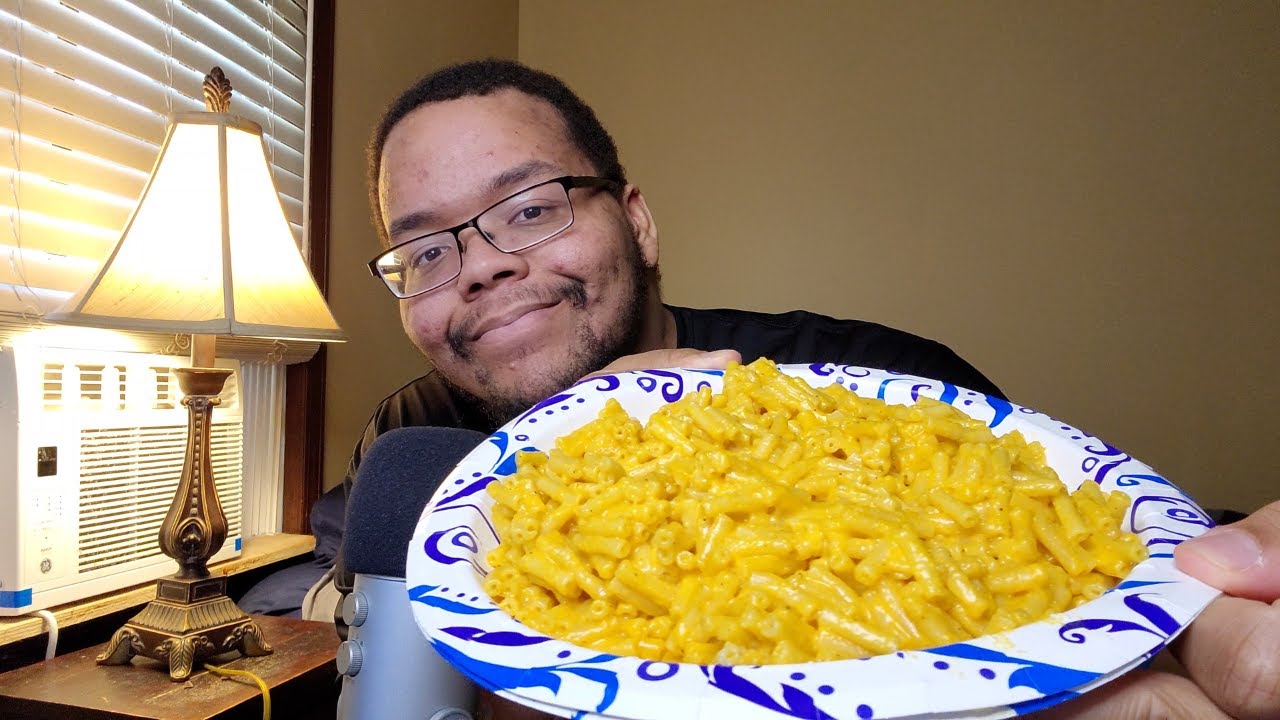 ASMR Kraft Mac N' Cheese Mukbang | Whisper Ramble, Eating Sounds