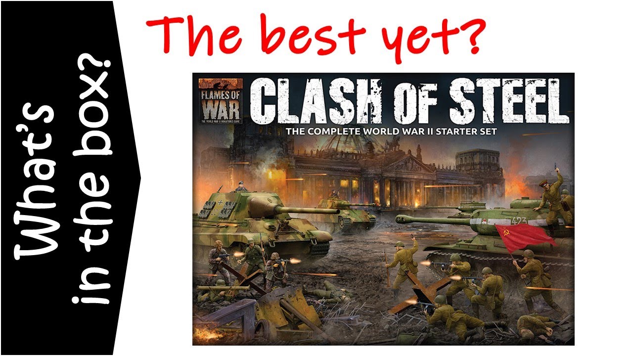 Clash of Steel -  the best ww2 starter set yet? (Flames of War) Unboxing and review