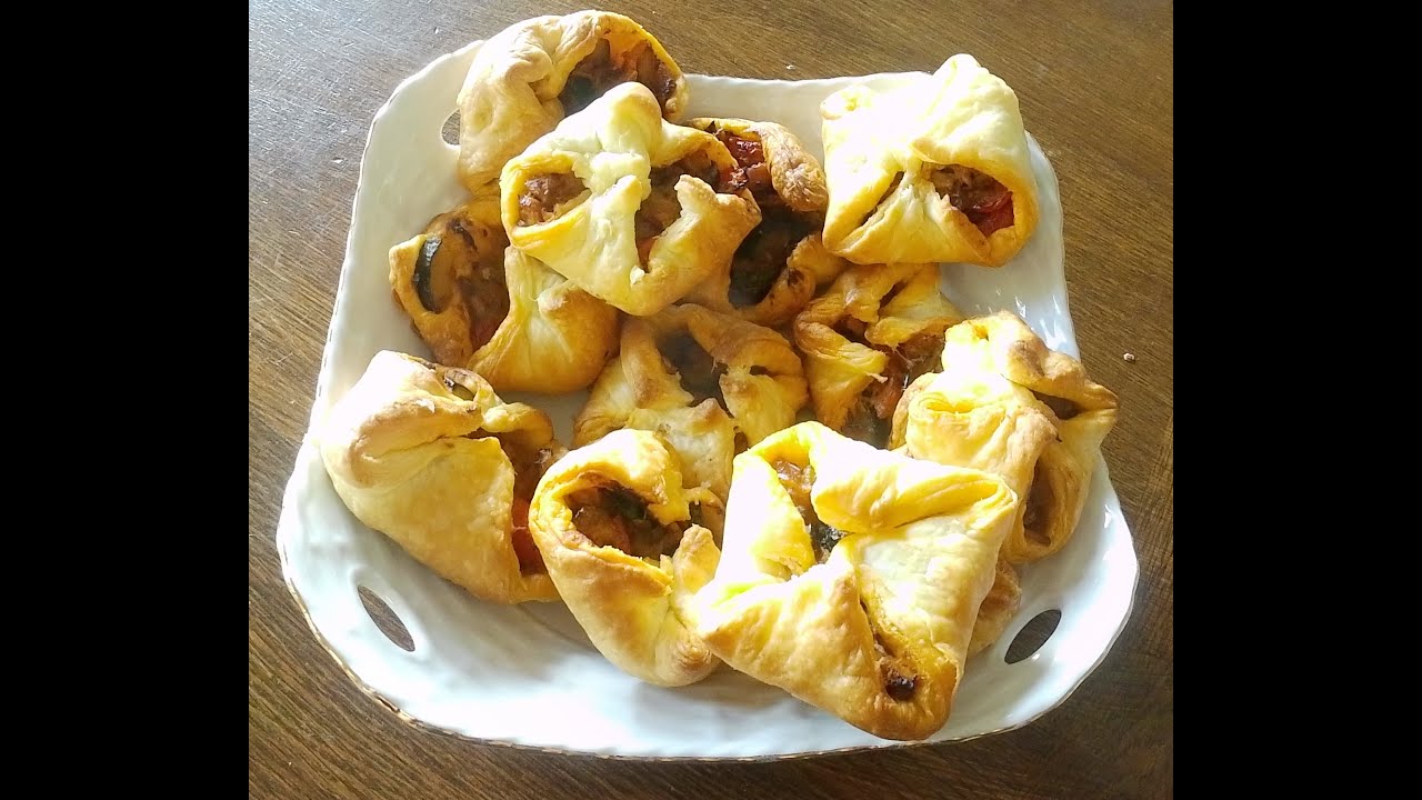Troxas de Massa Folhada com Atum