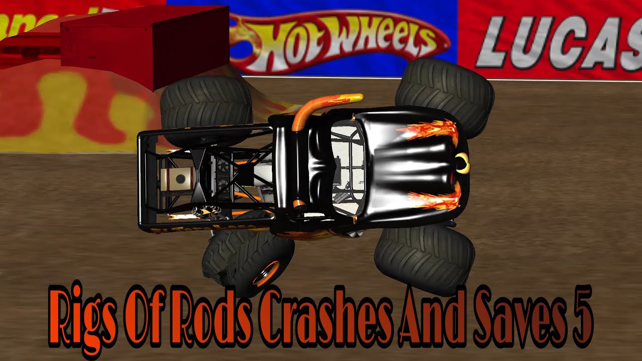 Rigs Of Rods Monster Jam Crashes And Saves 5