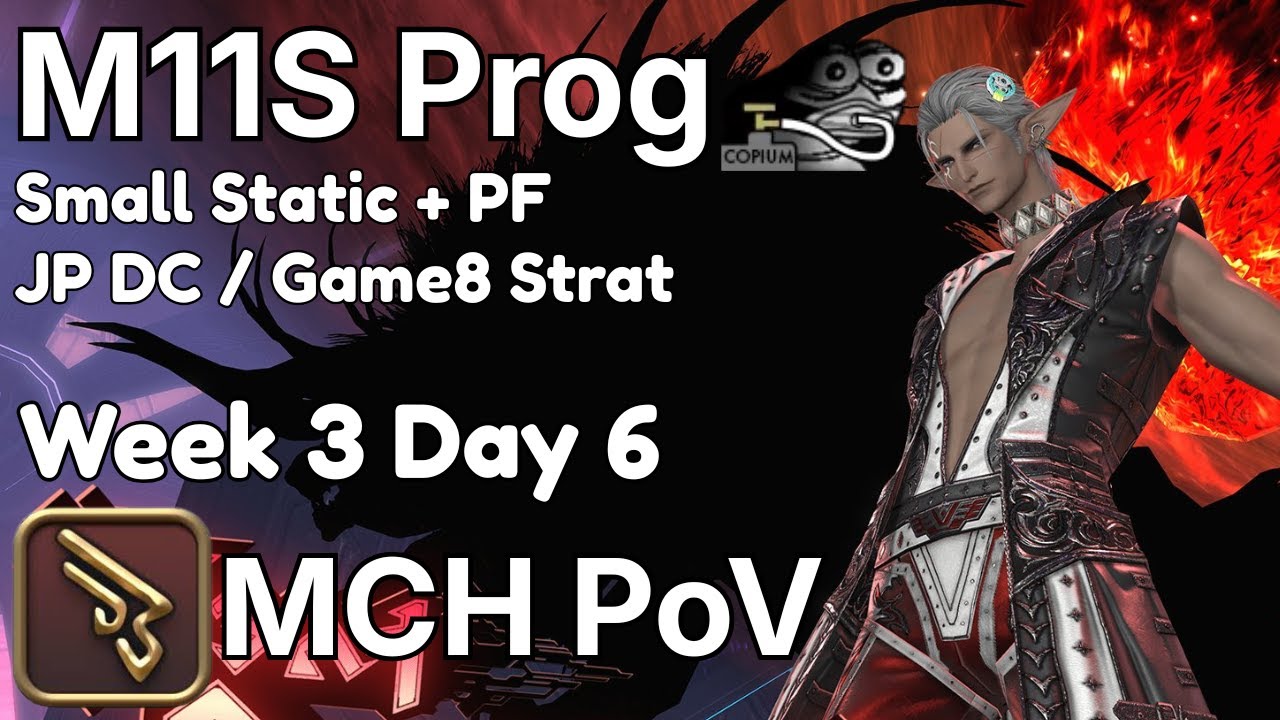 LIVE – FFXIV Savage Prog M11S Ecliptic Stampede | D3 Machinist POV | JP DC / Game8 Strat (ID/EN)