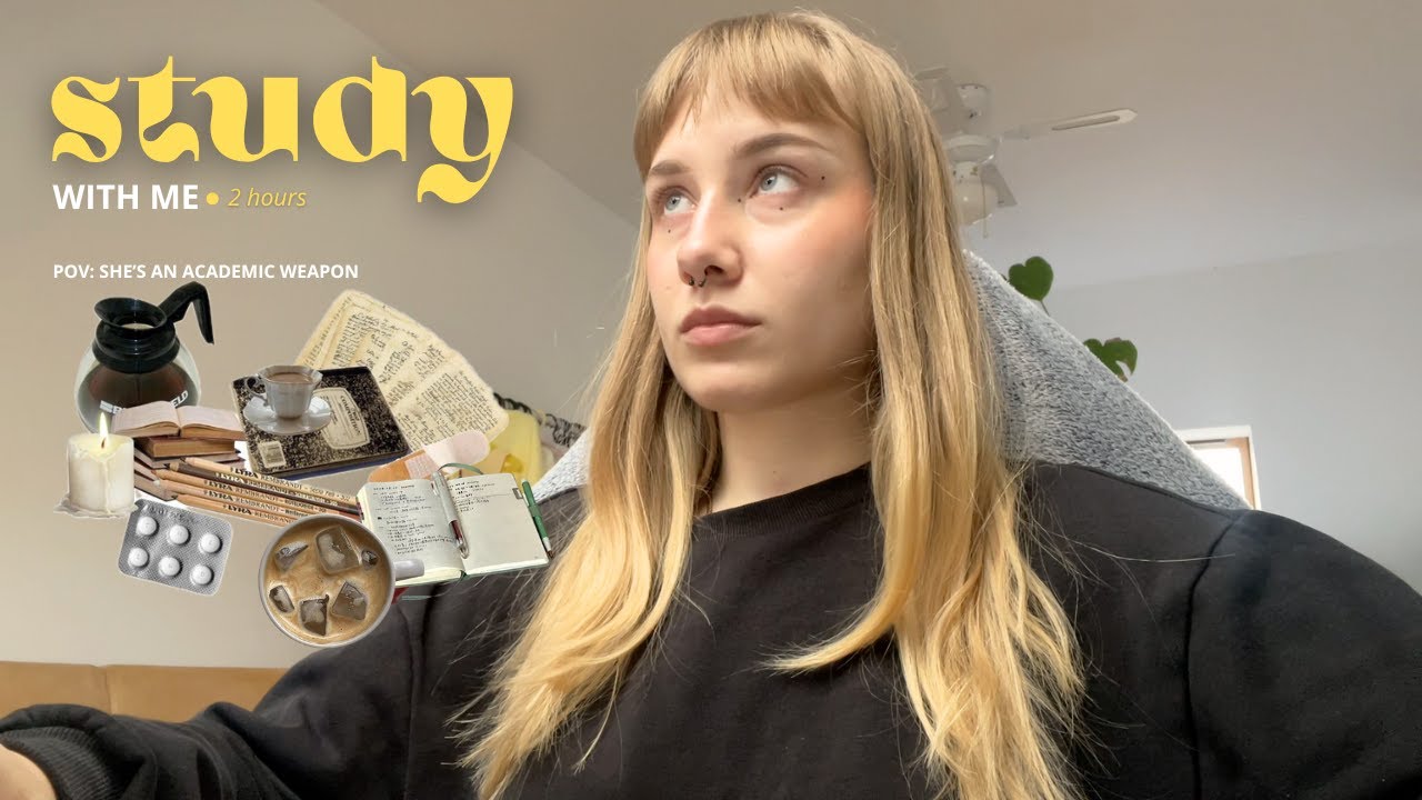 2 Hour Study With Me Lofi Focus | Breaks |
