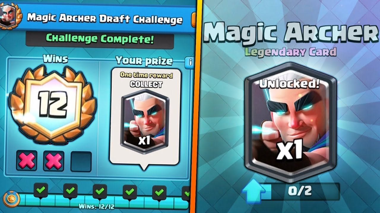 INSANE 12 WINS MAGIC ARCHER CHALLENGE GAMEPLAY! | Clash Royale MAX MAGIC ARCHER GAMEPLAY SOON!