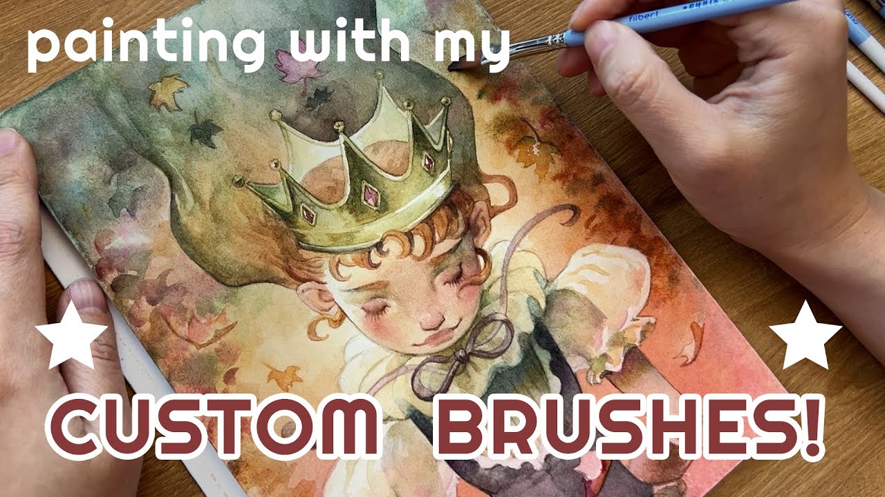 ★Custom brush set UNBOXING & DEMO! Chris Hong Art x Craftamo 7-piece brush set launch!★
