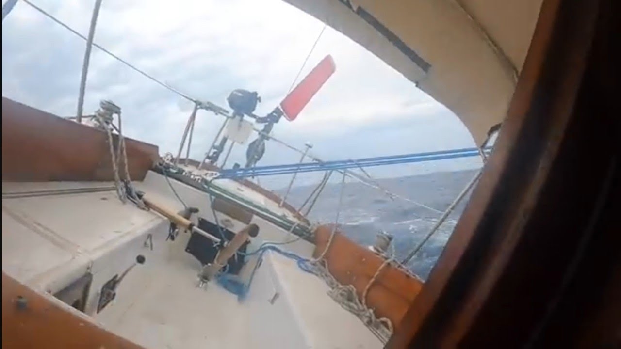 Florida to Bermuda. Entered Bermuda during a gale.