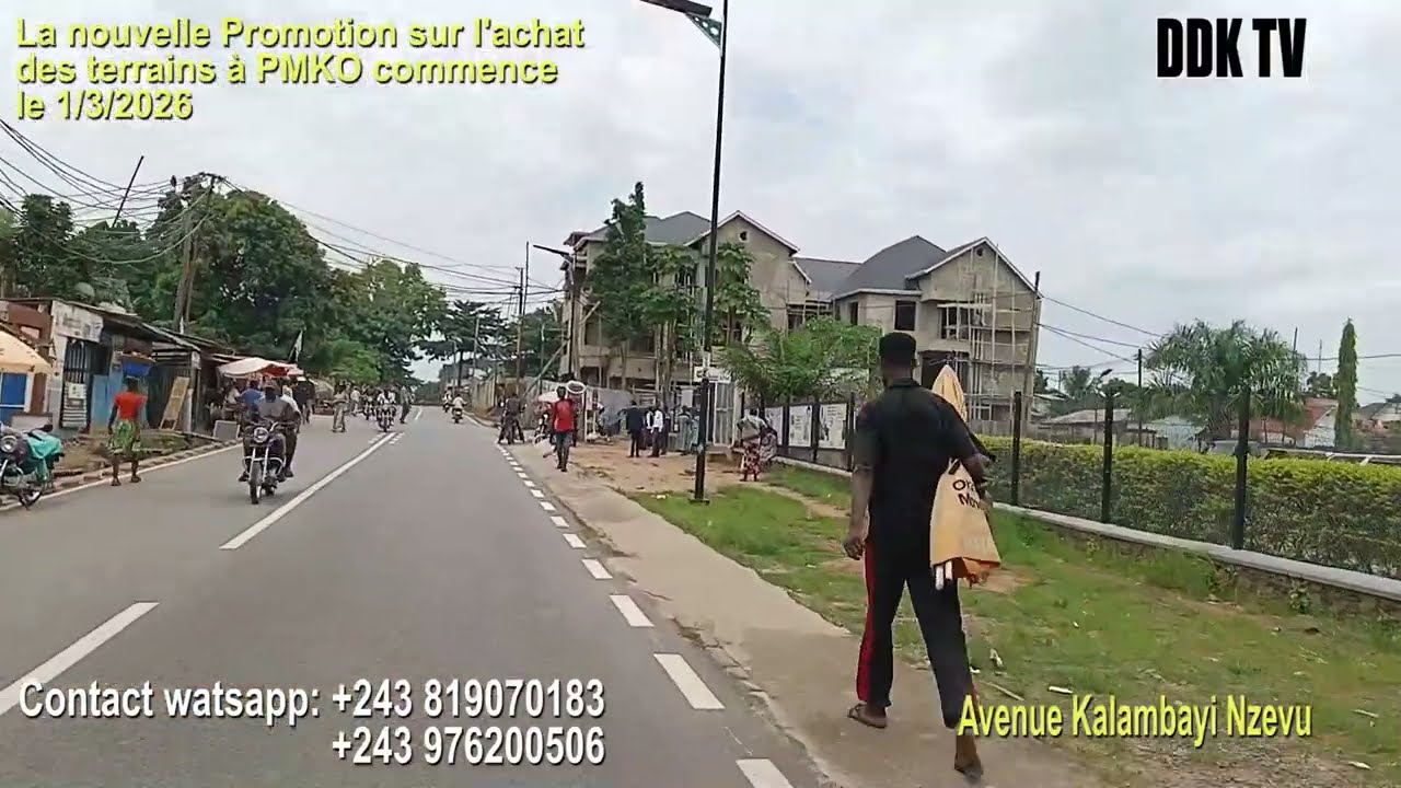 Bonne novelle_l'une des plus belles routes de Mbuji-Mayi est asphaltée.