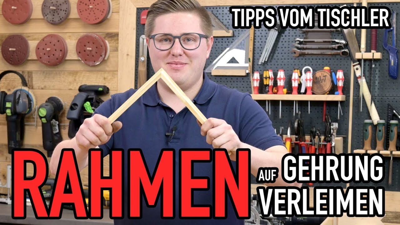 RAHMEN auf GEHRUNG verleimen Tipps vom Tischler #hoizwüd - Mikes Toolshop